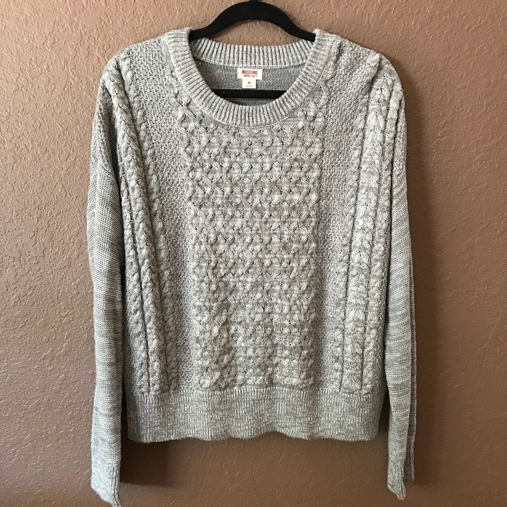 Knit Semi-Crop Sweater